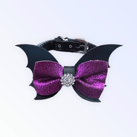 Fa-BOO-lous Bat Collar (size: medium)