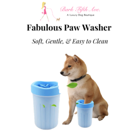 Fabulous Paws Cleaning Cup (Color: Blue, size: medium)