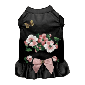 Feels Like A Lovely Spring (Color: Black, size: small)