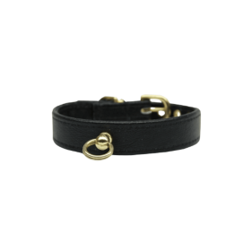 Bee Mine Dog Collar (Color: Black, size: 18")