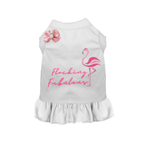 Flocking Fabulous (Color: White, size: small)
