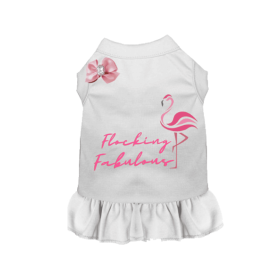 Flocking Fabulous (Color: White, size: large)