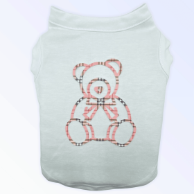 Furberry Bear Tee (Color: White, size: 2X Large)