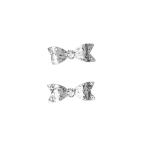 Glitter & Glam Bows (Color: silver)
