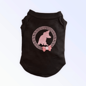 Glitterazzi Frenchie Tee (size: small)