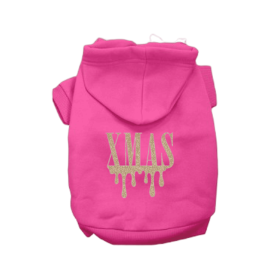 Holiday Drip Hoodies (Color: Pink, size: 2X Large)