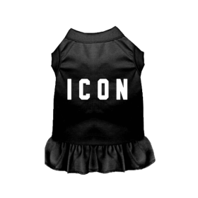 I C O N (Color: Black, size: small)