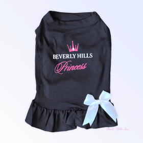 Beverly Hills Princess (Color: Black, size: 2X Large)