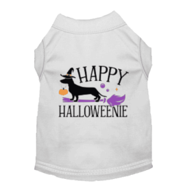 Happy Halloweenie Dog Tee (size: M)