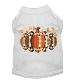 Autumn Touchdown Tail Tee (Color: White, size: large)