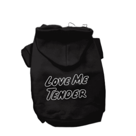 Love Me Tender- Dog Hoodie (Color: Red, size: XL)