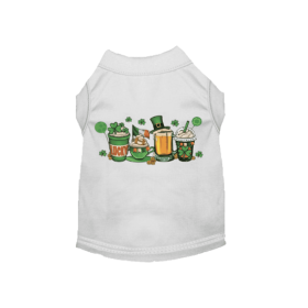Lucky Charms St. Patrick's Day Dog Tee (Color: Green, size: M)