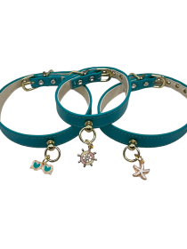 Nautical Dog Collar- Summer Series (size: extra-small-xs)