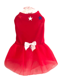4th of July Princess- Dog tutu dress (size: L)