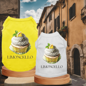My Favorite Limoncello Tee- Dog Shirt (Color: White, size: S)