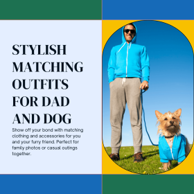 Daddy & Me on the Pickleball Court- Matching Accessories (Color: Blue, size: L)