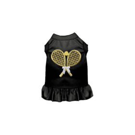 My Fancy Tennis Dress (Color: White, size: S)