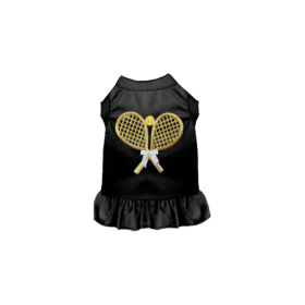 My Fancy Tennis Dress (Color: Black, size: 2XL)