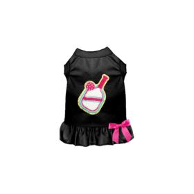 Paddle Ball Queen Dress (Color: Black, size: L)