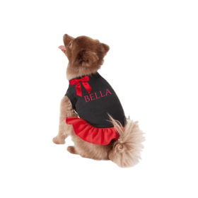 Custom Pet Dress (Color: Purple, size: L)