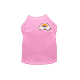 Chenille Rainbow (Color: light pink, size: 2X Large)