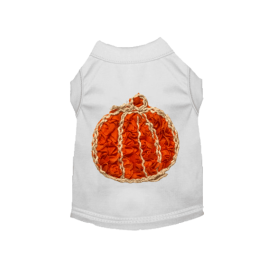 Chiffon Rose Halloween Pumpkin Shirt (Color: White, size: X Large)