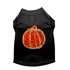 Chiffon Rose Halloween Pumpkin Shirt (Color: Black, size: small)