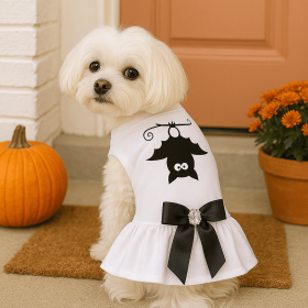 Upside-Down Bat Cameo Gala Dress (size: XL)