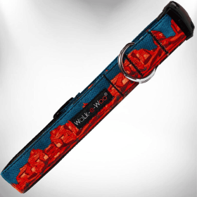 Nature-Lover Collars (Color: Rockin' Red Rocks, size: XS 5/8" width fits 8-12" neck)