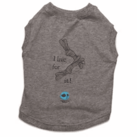 I Live for It Tee (Color: Grey, size: small)