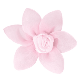 FL2004 | Petal Flower Dog Bow with Velcro|Pets Ribbons (Color: Pink)