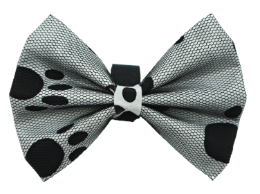 PR5002|Pets Ribbons (Color: Black/White, size: 6")