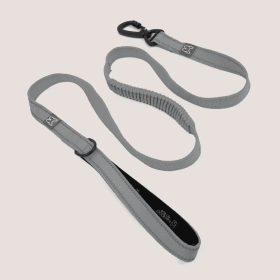 NANDOG Anti-Push Sport Dog Leash With Neoprene Handle (Color: Gray)