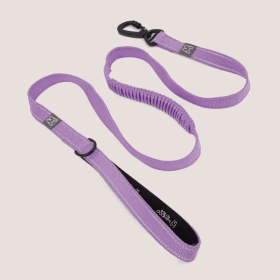 NANDOG Anti-Push Sport Dog Leash With Neoprene Handle (Color: Lilac)