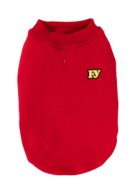 FuzzYard The Woof Sweater (Color: Red, size: Size 2)