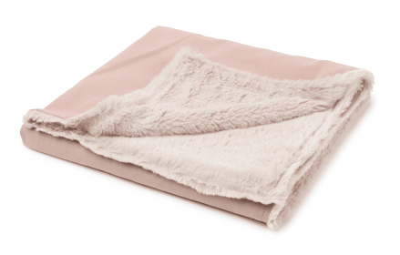 FuzzYard Life Pet Blanket (Color: Soft Blush, size: S)