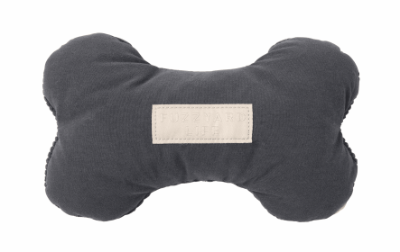 FuzzYard Life Toy Bone (Color: Slate Grey, size: S)
