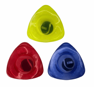 KONG(R) Jumbler(TM) Flinger Dog Enrichment Toy Assorted (size: Small/Medium)