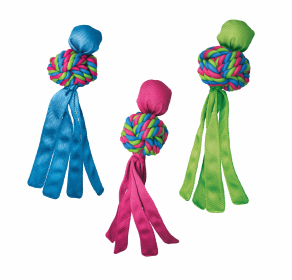 KONG(R) Wubba Weaves Dog Tug Toy Assorted (size: large)