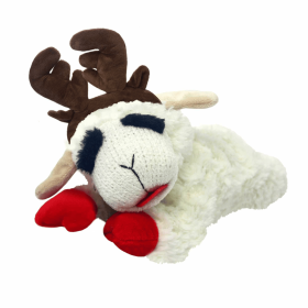 Multipet Holiday Lamb Chop w/Antlers (size: 10.5 in)