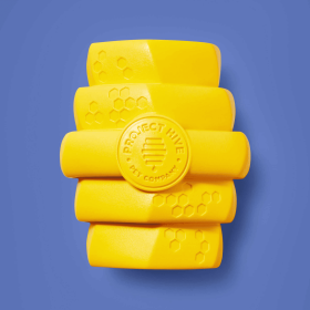 Project Hive Chew Toy (Color: Yellow, size: large)