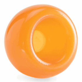 Planet Dog Orbee-Tuff Snoop Interactive Treat-Dispensing Dog Toy (Color: Orange)
