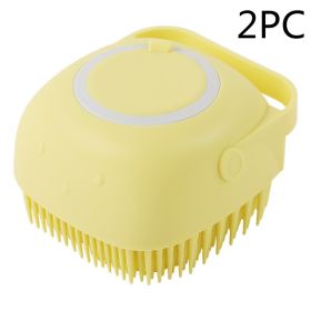 Dog Bed, Rattan Pet Sofa, Dog Tent, Amazon Shipping, WalMart Banned, No Shipping On Weekends (Option: Yellow 2PC-square)