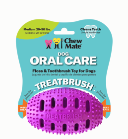 Natural Rubber Football Oral Care Toy (Color: Purple, size: Medium Dogs)
