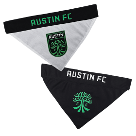 Austin FC Reversible Pet Bandana (size: L-XL)