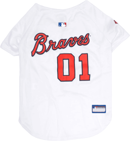 Atlanta Braves Pet Jersey (size: SM)