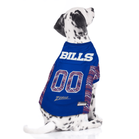 Buffalo Bills Zubaz Pet Jersey (size: SM)