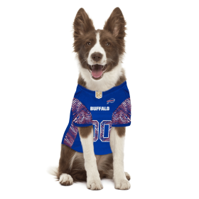 Buffalo Bills Zubaz Pet Jersey (size: XS)
