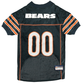 Chicago Bears Pet Striped Jersey (size: 3 XL)