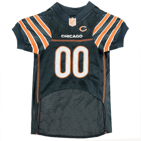 Chicago Bears Pet Striped Jersey (size: XL)